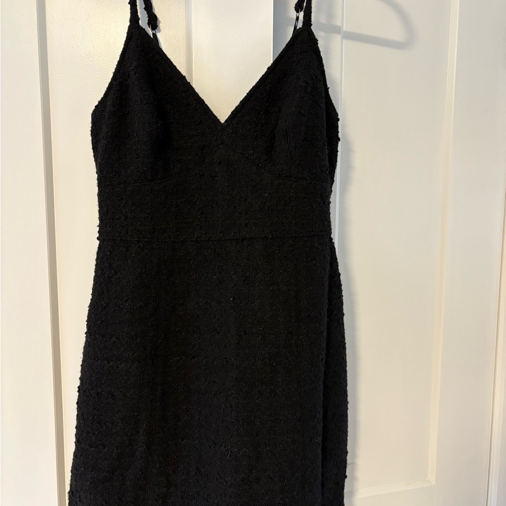NWT Abercrombie & Fitch textured black dress